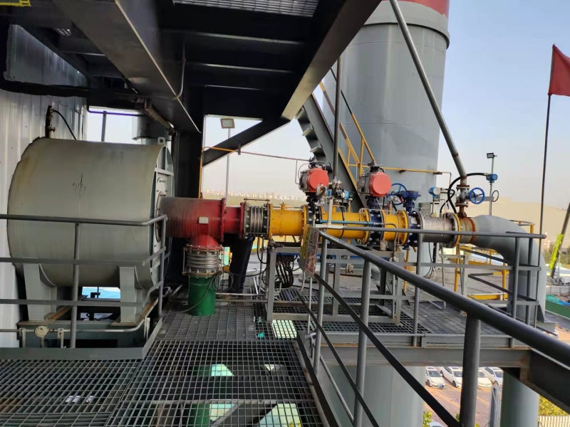 Jiangsu Wenbo desulfurization and denitrification coke oven gas combustion system project site